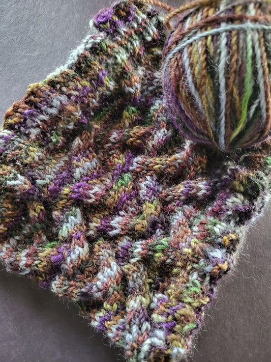 North Forks Gaiter, Digital pattern, knitting pattern, hat knitting pattern