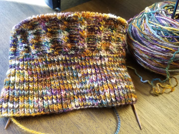 Dark Academia Hat pattern, Digital pattern, knitting pattern, hat pattern
